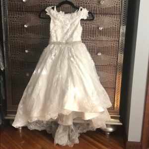 Customs made flower for dress.